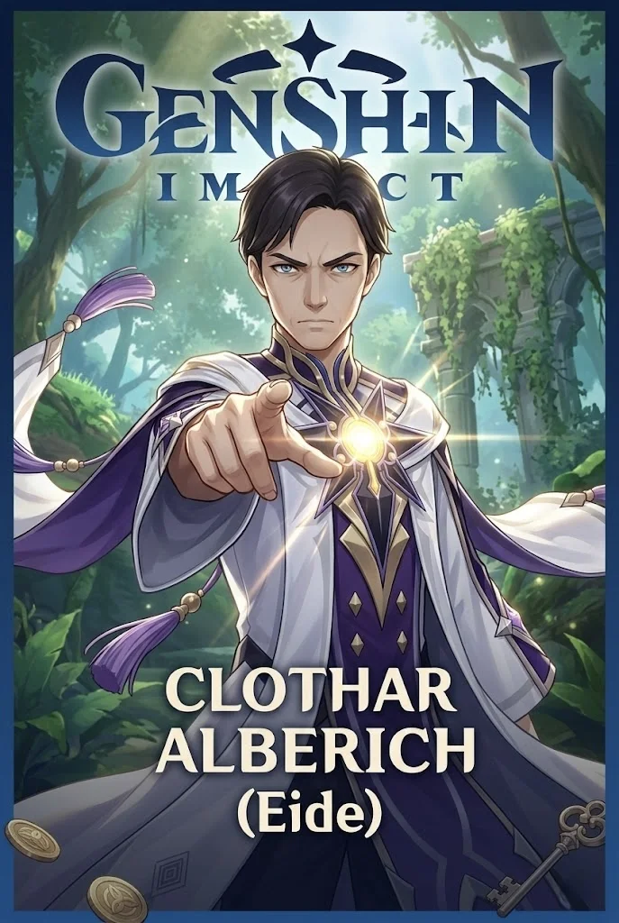 Poster for Eide (Clothar Alberich) from Genshin Impact